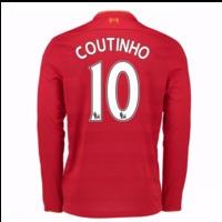 2016 17 liverpool home long sleeve shirt coutinho 10 kids