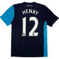 2011-12 Arsenal Away Shirt Henry #12 (Excellent) M