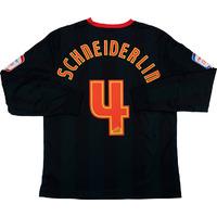 2010-11 Southampton Match Issue \'125 Years\' Away L/S Shirt Schneiderlin #4