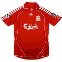 2006-07 Liverpool Match Worn Champions League Home Shirt M.Gonzalez #11 (v PSV)