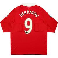 2010 11 manchester united player issue domestic home ls shirt berbatov ...