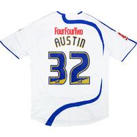 2009-10 Swindon Match Issue Away Shirt Austin #32