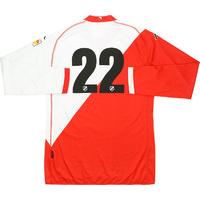 2010-11 Utrecht Match Issue Home L/S Shirt #22