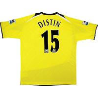 2005-06 Manchester City Match Issue Third Shirt Distin #15