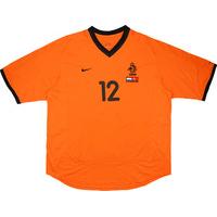 2001 Holland Match Issue Home Shirt Ooijer #12 (v Turkey)