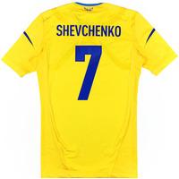 2011 13 ukraine player issue authentic techfit home shirt shevchenko 7 ...