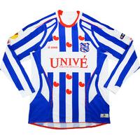 2009 10 heerenveen match issue europa league home ls shirt sibon 35
