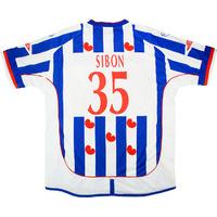 2002-03 Heerenveen Match Issue Home Shirt Sibon #35