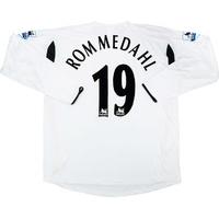 2005-06 Charlton Match Issue Away L/S Shirt Rommedahl #19