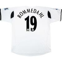 2005-06 Charlton Match Issue Away Shirt Rommedahl #19