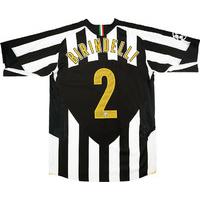 2005-06 Juventus Match Issue Champions League Home Shirt Birindelli #2