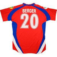 2000 Czech Republic Match Worn European Championship Home Shirt Berger #20 (v Denmark)