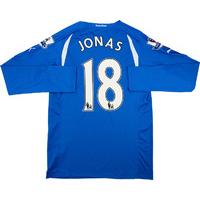 2010-11 Newcastle Player Issue Away L/S Shirt Jonas #18 *w/Tags* L