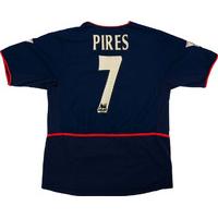 2002-04 Arsenal Away Shirt Pires #7 (Good) M