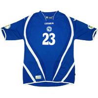 2012-13 Bosnia & Herzegovina Match Issue World Cup Qualifiers Home Shirt #23