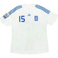 2008 greece match issue world cup qualifiers home shirt 15