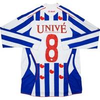 2009-10 Heerenveen Match Issue Home L/S Shirt #8