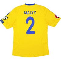 2015-16 Kazakhstan Match Issue European Championship Qualification Away Shirt Malyy #2