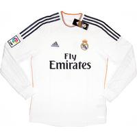 2013 14 real madrid home ls shirt bnib xl