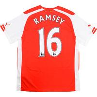 2014 15 arsenal home shirt ramsey 16 wtags