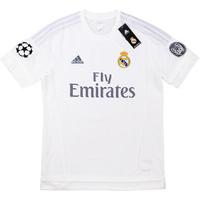 2015 16 real madrid champions league home shirt bnib