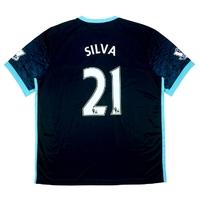 2015-16 Manchester City Away Shirt Silva #21 *w/Tags* XL