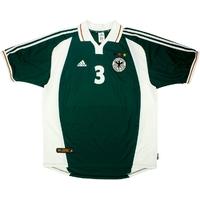2001 Germany Match Worn Away Shirt #3 (Bode) v Finland