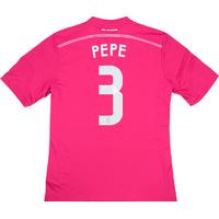 2014 15 real madrid away shirt pepe 3 fifa wc wtags