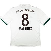 2013-14 Bayern Munich Away Shirt Martínez #8 *w/Tags*