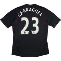 2011-12 Liverpool Away Shirt Carragher #23 (Excellent) M