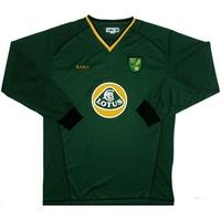 2003-04 Norwich Away L/S Shirt (Excellent) XL