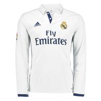 2016-2017 Real Madrid Adidas Home Long Sleeve Shirt