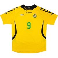 2013 Lithuania Match Issue Home Shirt #9 (v Finland)