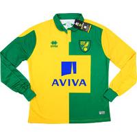 2015-16 Norwich Home L/S Shirt *BNIB*