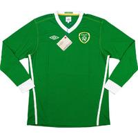 2010-11 Ireland Player Issue Home L/S Shirt *BNIB*