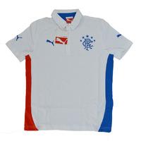 2014 15 rangers puma leisure polo shirt white kids