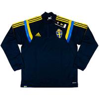 2014 15 sweden adidas 12 zip training top bnib