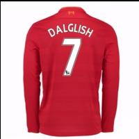 2016-17 Liverpool Home Long Sleeve Shirt (Dalglish 7) - Kids