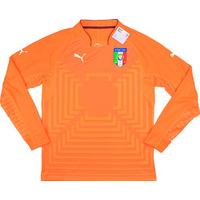 2014-15 Italy Player Issue GK Third L/S Shirt *BNIB*