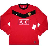 2009-10 Manchester United Player Issue European Home L/S Shirt *BNIB*
