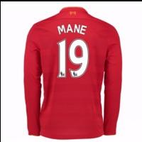 2016-17 Liverpool Home Long Sleeve Shirt (Mane 19)