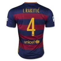 2015-16 Barcelona Home Shirt (I.Rakitic 4) - Kids