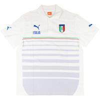 2014-15 Italy Puma White Polo T-shirt *BNIB*