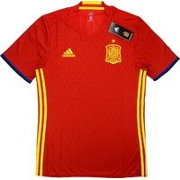 2016-17 Spain Player Issue Adizero Home Shirt *BNIB*