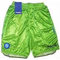 2010-11 Napoli Player Issue Padded Green GK Shorts *BNIB*