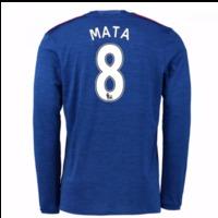 2016-17 Man United Away Long Sleeve Shirt (Mata 8) - Kids