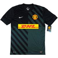 2012 13 manchester united nike pre match training shirt bnib
