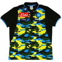 2013-14 Napoli Macron Camo Polo T-shirt *BNIB* XL