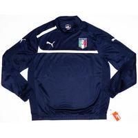 2012 13 italy puma 12 zip training top bnib xl