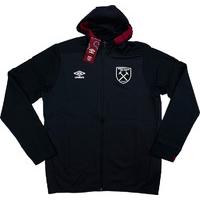 2016 17 west ham umbro full zip hooded jacket bnib